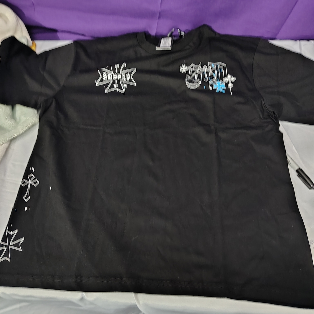 Black Supply And Demand Graphic Tee